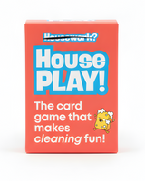 Card game box titled 'House Play!' on a white background